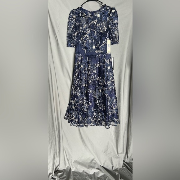 Eliza J Embroidered Sequin Midi Dress - Picture 5 of 7